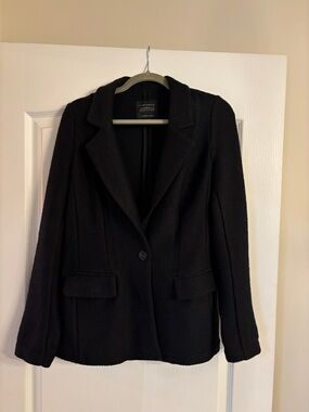 Sanctuary Black Women's Single-Button Blazer Jacket